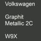 Preview: Volkswagen, Graphit Metallic 2C, W9X.